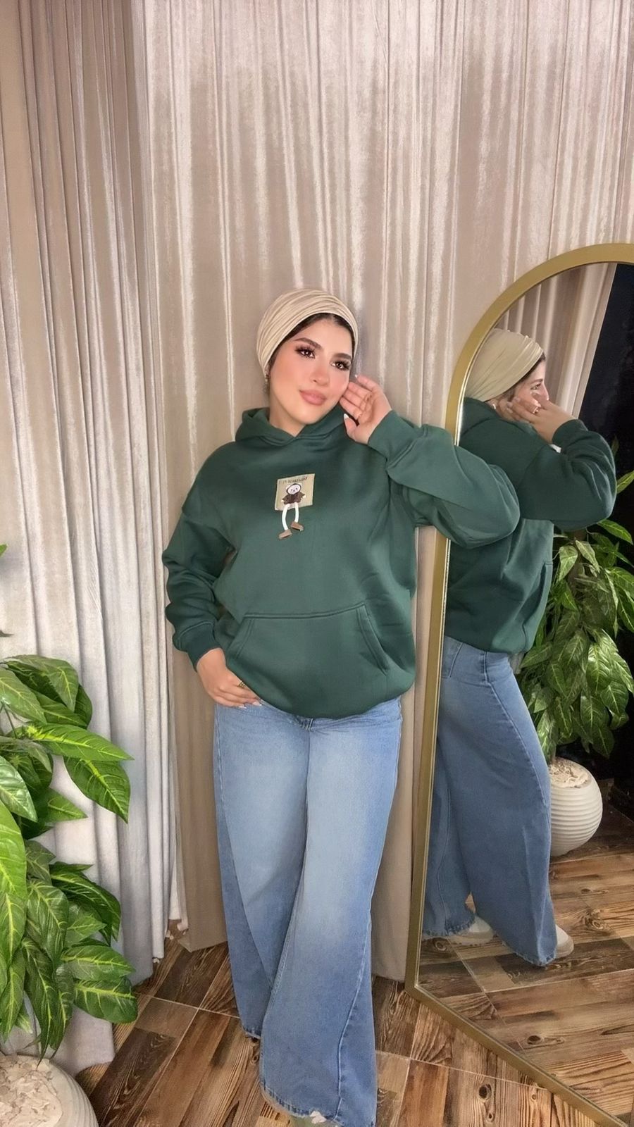 هودي قطن مبطن